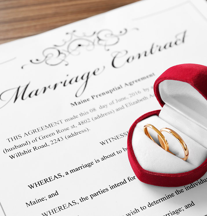 notarized marriage contract